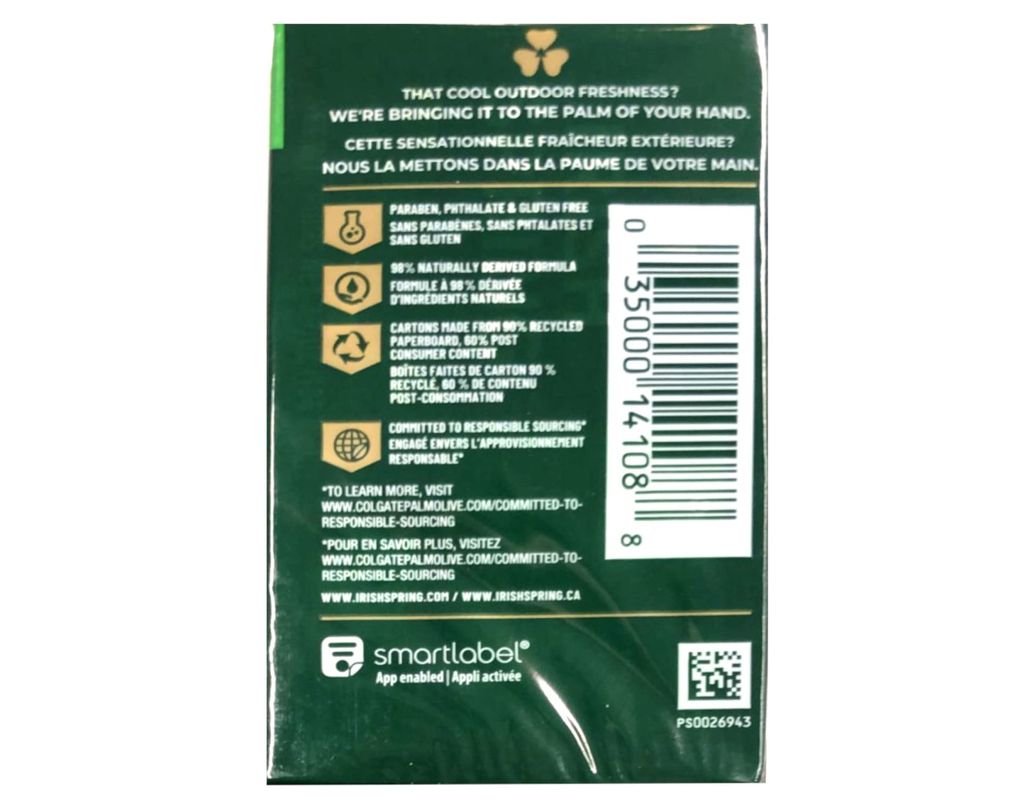 Irish Spring Deodorant Soap Bars Original, 3 Count Beauty & Personal Care Irish Spring