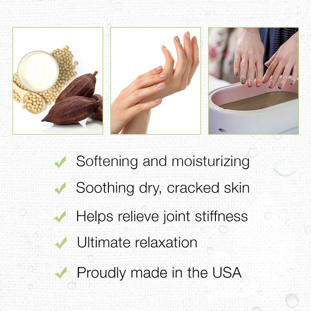 Clean + Easy Vanilla Paraffin Wax - Hydrating Paraffin Wax Refill for Hand & Feet Spa Treatment, 16 oz Beauty and Personal Care Clean + Easy