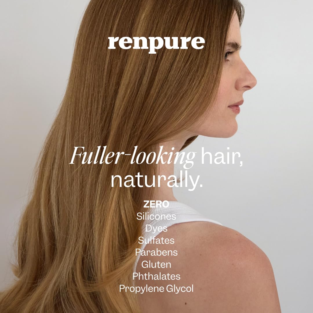 Renpure Biotin & Collagen Shampoo & Conditioner Set, Plant- Based - Nutrient Infused Formulas for Fuller, Thicker Looking Hair - For Fine Hair Beauty & Personal Care RENPURE