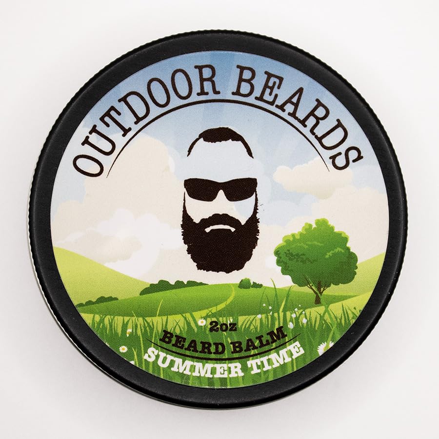 Outdoor Beards Beard Balm - 2 oz Cleansing Balm for Beards Short or Long - Beard Conditioner for Men - Essential Moisturizer for Every Man's Beard Beauty and Personal Care Outdoor Beards