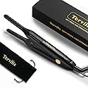 Terviiix Pencil Flat Iron for Edges & Short Hair, 3/10 Inch Small Hair Straightener for Men, Ceramic Mini Flat Iron for Pixie & Beard, 15s Fast Heat Beauty & Personal Care Terviiix