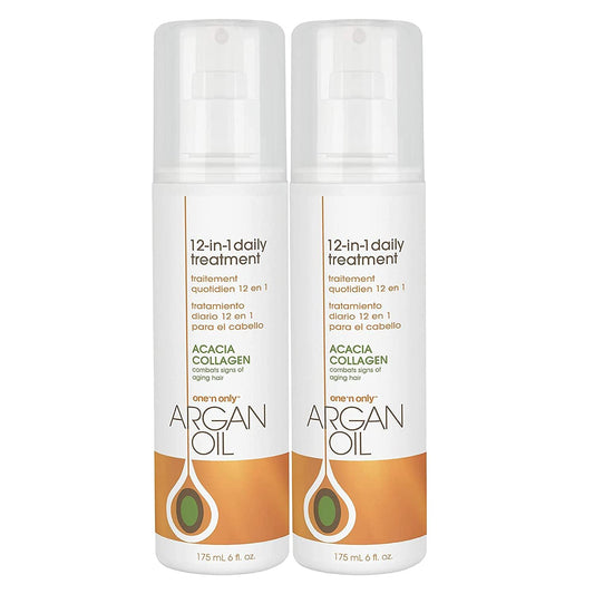 One N' Only Argan Oil 12-in-1 Daily Treatment Lightweight, Helps Control Frizz, Smooths, Detangles, Moisturizes, Strengthens and Adds Body to Dry Beauty & Personal Care One 'N Only