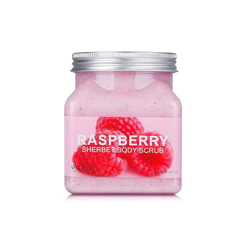 SCENTIO RASPBERRY PORE MINIMIZING SHERBET SCRUB 350 ML. Beauty & Personal Care SCENTIO