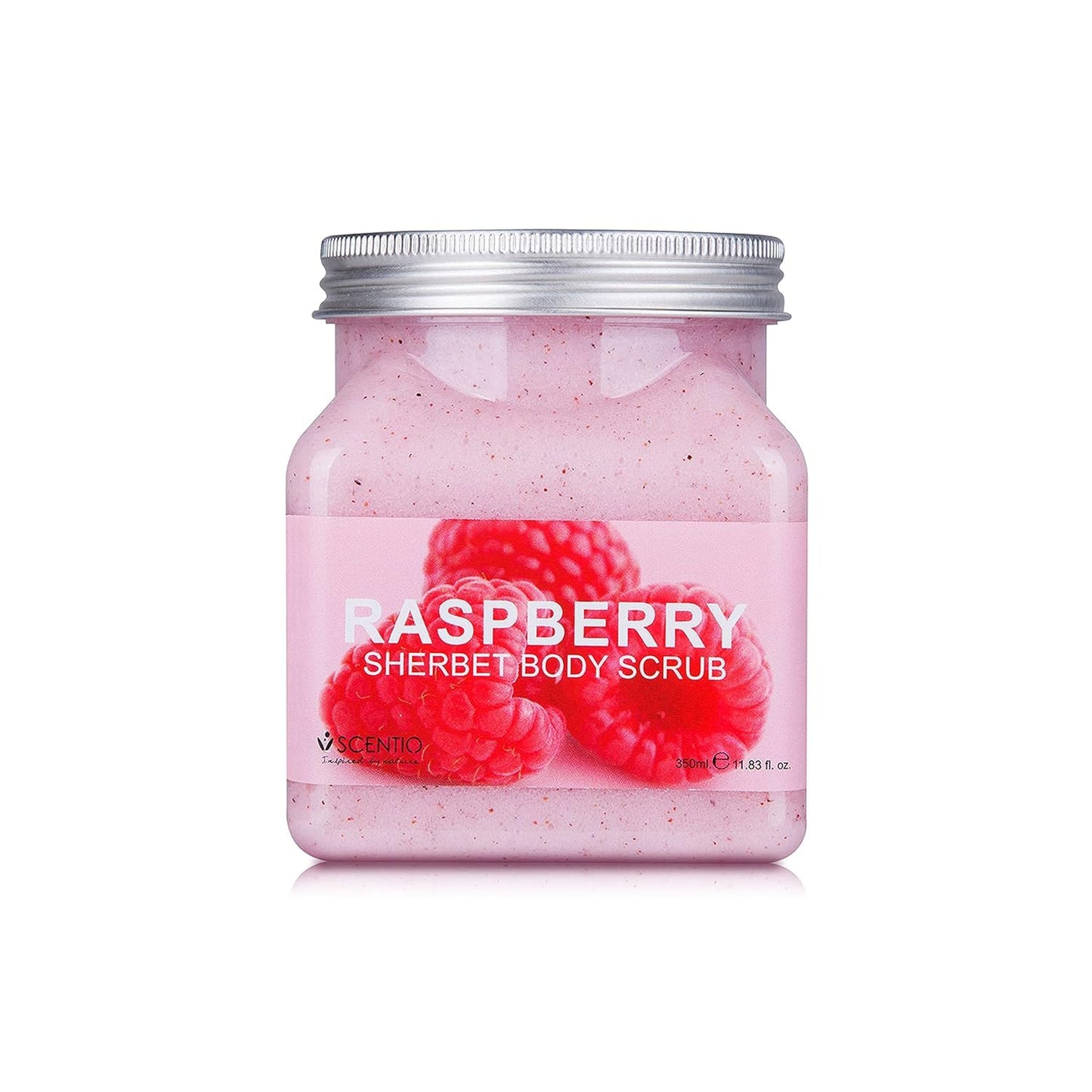 SCENTIO RASPBERRY PORE MINIMIZING SHERBET SCRUB 350 ML. Beauty & Personal Care SCENTIO