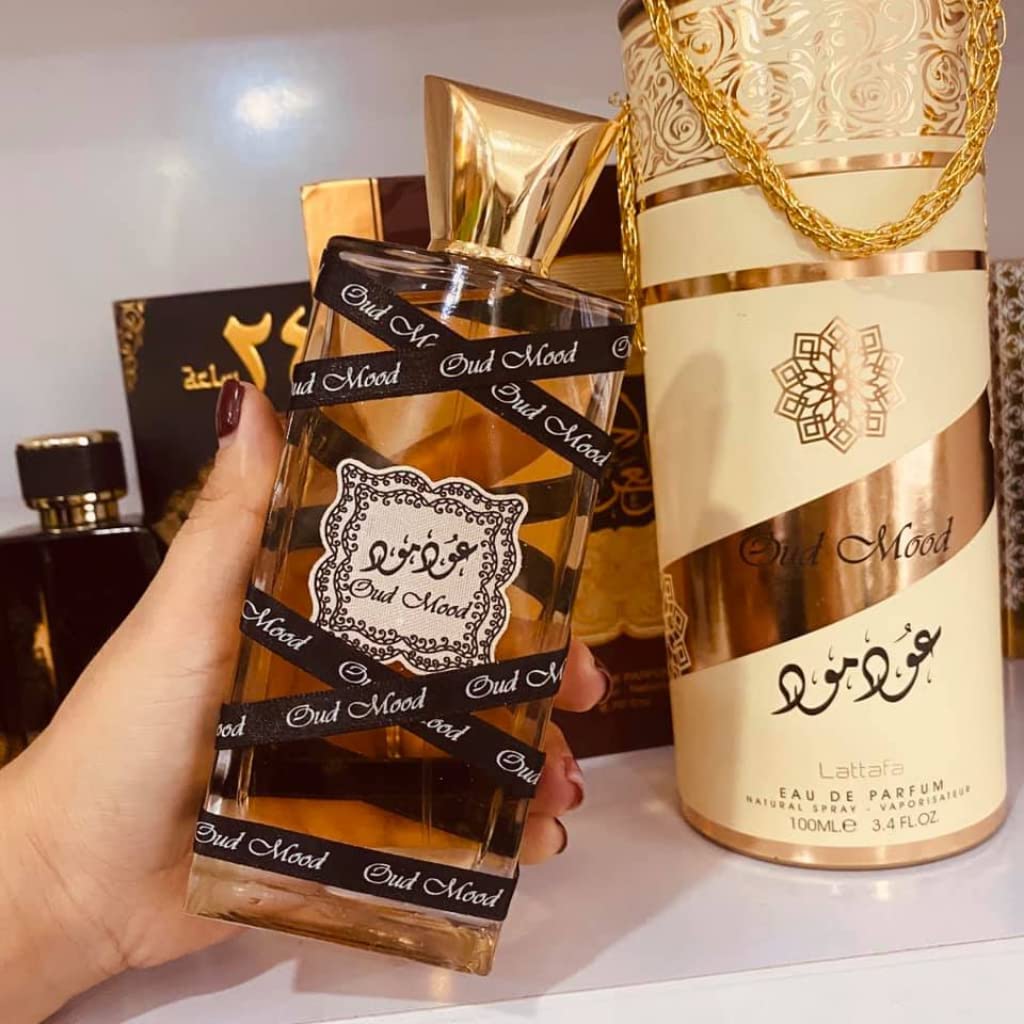 Lattafa Perfumes Oud Mood for Unisex Eau de Parfum Spray, 3.4 Ounce Beauty & Personal Care Lattafa