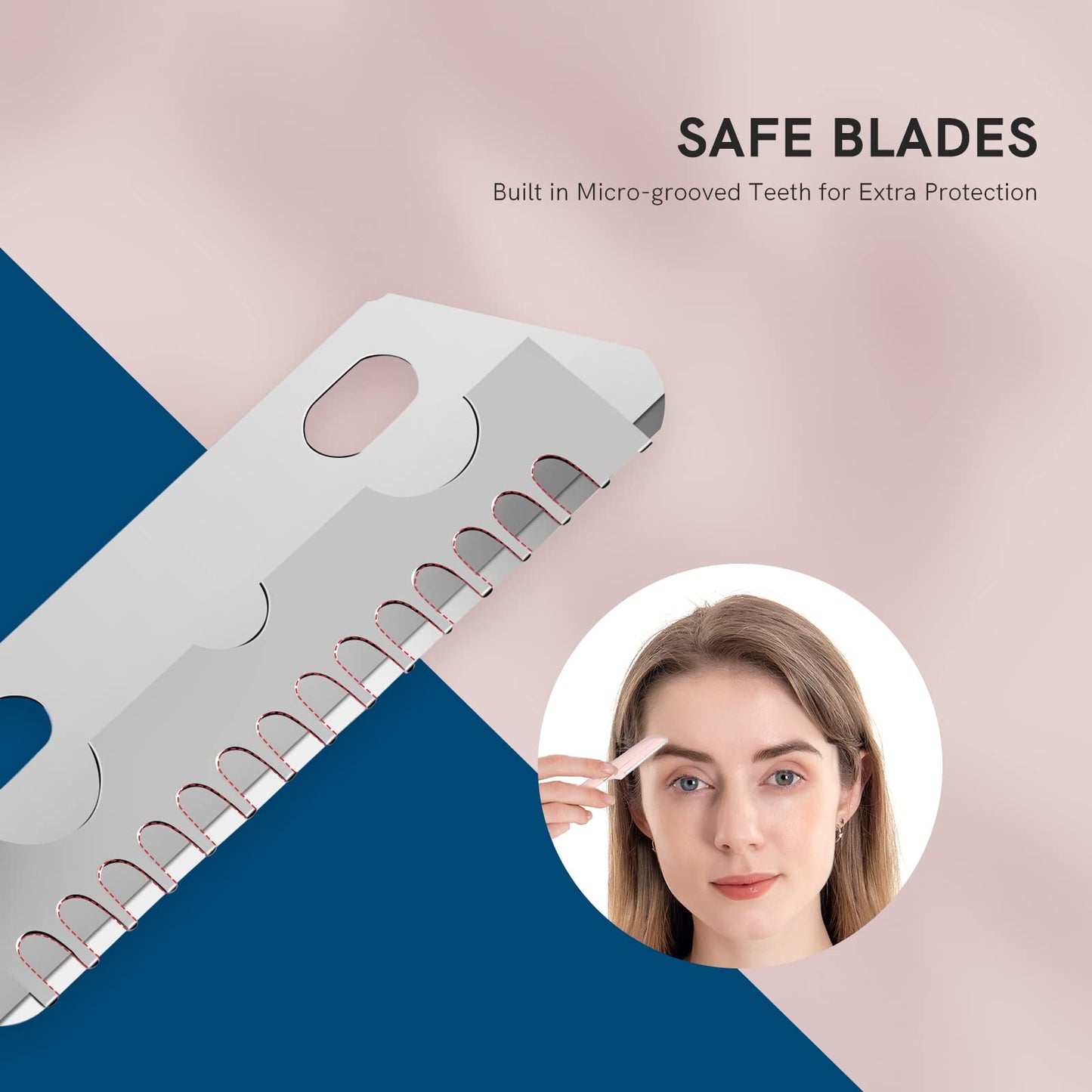 Eyebrow Razors w/Dermaplane Razors Set - Japanese Razors, Replaceable Dermaplane Shaving Tools for Men & Women, Face Razors for Peach Fuzz and Hair Beauty and Personal Care Cut it