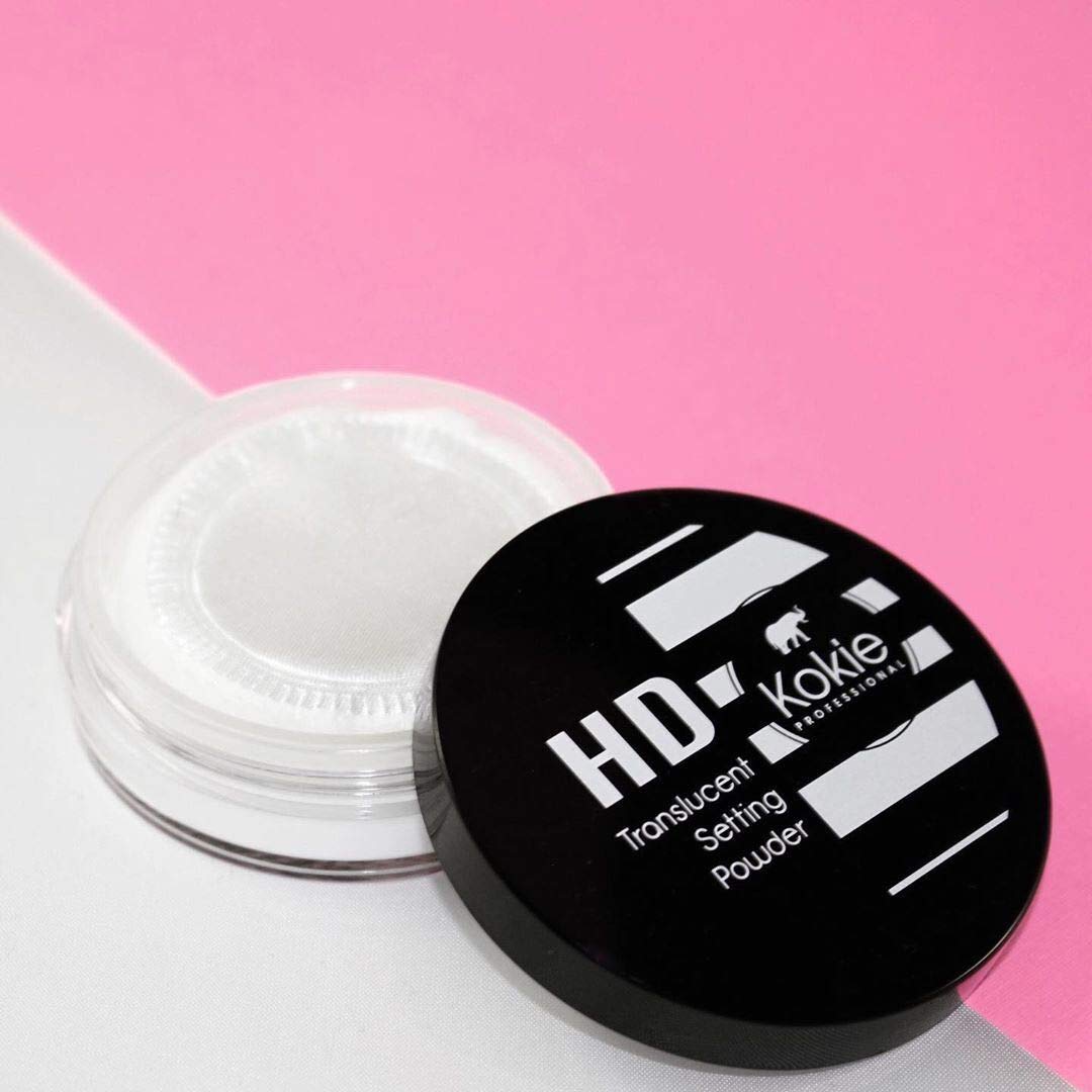 Kokie Cosmetics Setting Powders, HD Setting Powder - Colorless, 0.18 Ounce