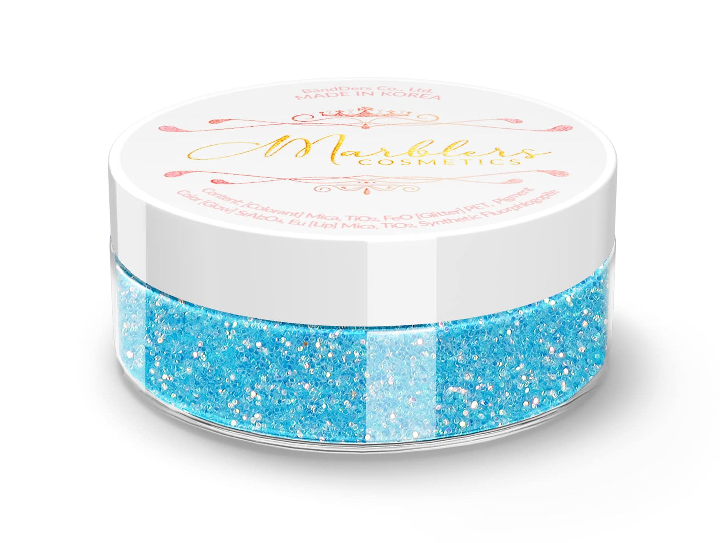 MARBLERS Holographic Face & Body Glitter [Rainbow Sky] 0.18oz (5g) | Fine | Non-Toxic | Vegan | Cruelty-Free | Festival, Rave & Party Makeup | Eye Beauty & Personal Care MARBLERS