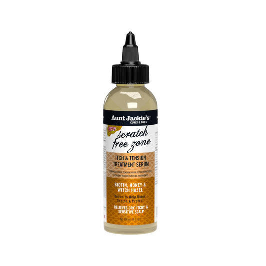 Aunt Jackie's Braid + Twist Collection Scratch Free Zone Itch & Tension Treatment Serum - Relieve Dry, Itchy Scalp with Witch Hazel, Biotin, and Honey Beauty & Personal Care Aunt Jackie's