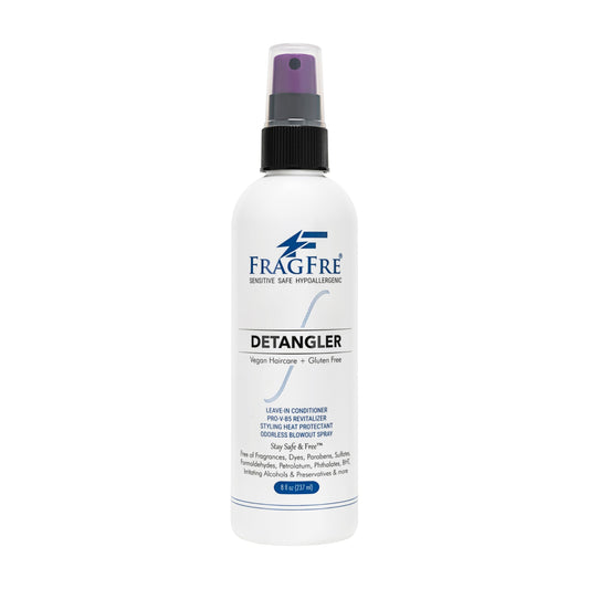 FRAGFRE Hair Detangler Spray, 8 oz - Leave in Conditioner for Sensitive Skin and Scalp - Styling Heat Protectant Spray - Gluten Free Vegan Cruelty Beauty & Personal Care FRAGFRE