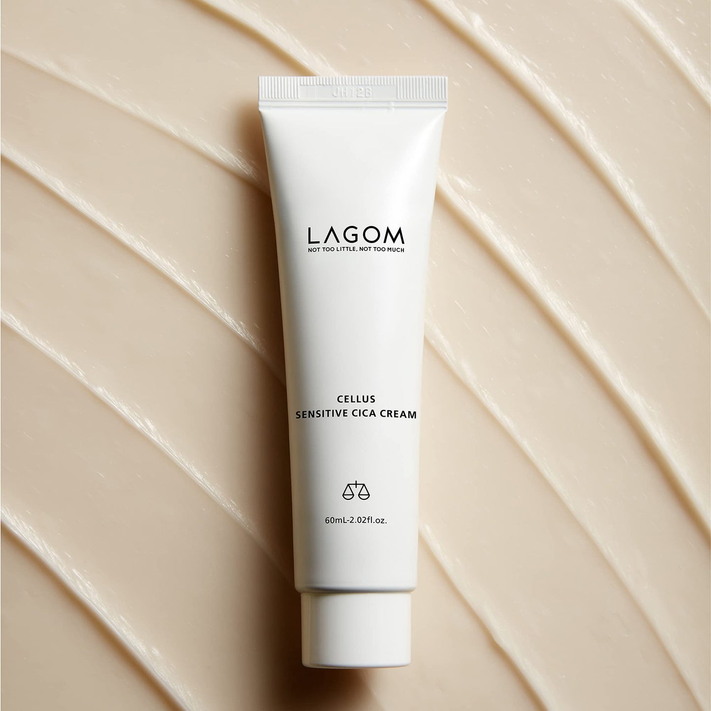 LAGOM Cellus Sensitive Cica Cream Soothing Korean Skincare with Centella and Ceramide, Sensitive Skin, Calming Balm, Face Blemish 2.02 Fl Oz Beauty & Personal Care LAGOM
