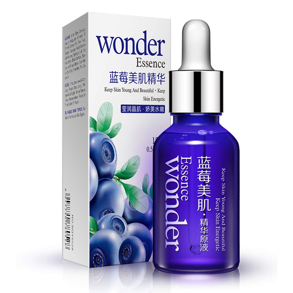 BIOAQUA Skin Care Blueberry Serums Hyaluronic Essence Acid Liquid Anti Wrinkle Anti Aging Collagen Pure Moisturizing Day 15ml Beauty & Personal Care BIOAQUA