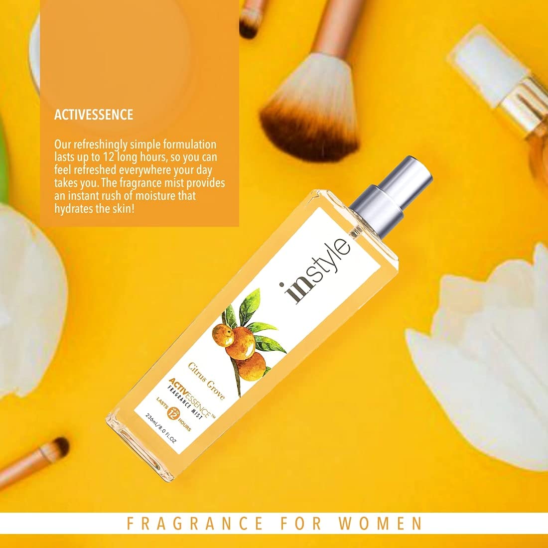 Instyle Activessence Body Spray | Citrus Grove | Women’s Body Spray | 8 Fluid Ounces Beauty & Personal Care Instyle Fragrances
