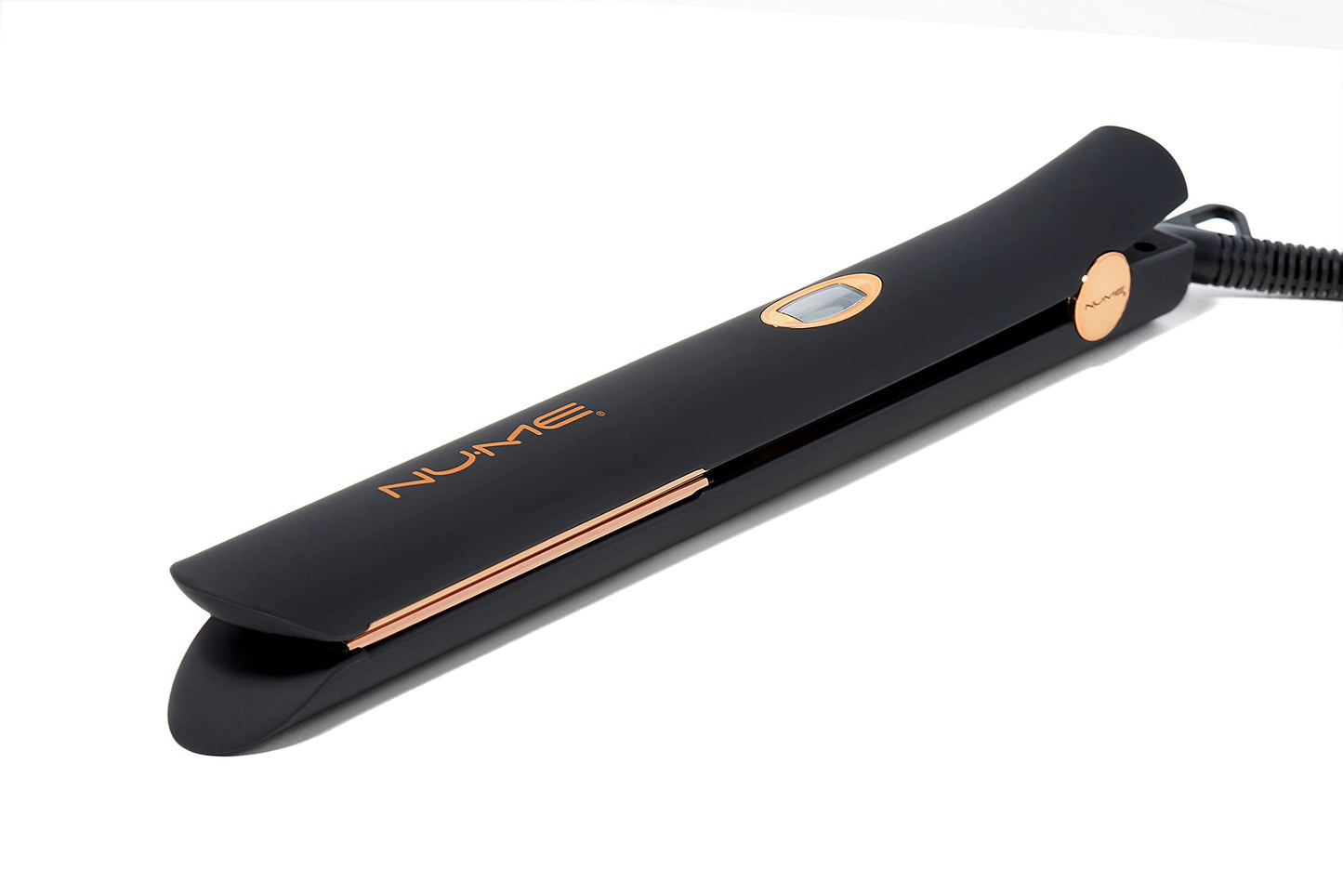 NuMe Style Setter Hair Straightener Titanium Flat Iron - 1 Inch Floating Plates Hair Iron with Negative Ion Conditioning - Infrared Light Strip - Dual Beauty & Personal Care NuMe