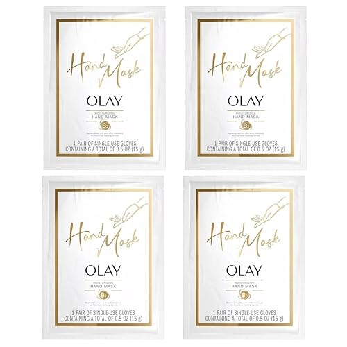 Olay Moisturizing Hand Mask Gloves (Pack of 4) Beauty & Personal Care Olay