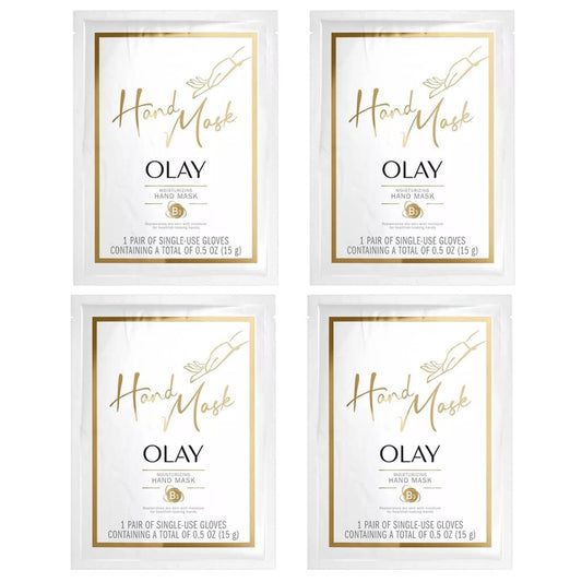 Olay Moisturizing Hand Mask Gloves (Pack of 4) Beauty & Personal Care Olay