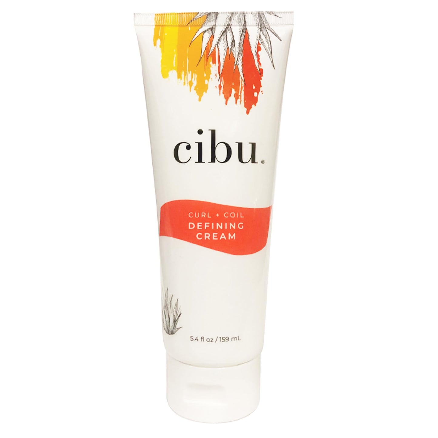 CIBU Curl + Coil Defining Cream | Long-Lasting Hold for Natural Wavy, Coily, Curly Hair | For African American Hair | 5.4 Ounces Beauty & Personal Care CIBU