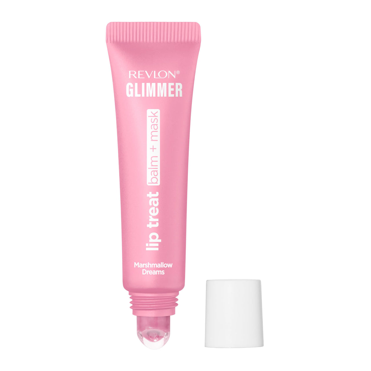 Revlon Glimmer Lip Treat Balm + Mask, Overnight Peptide Lip Treatment, Hydrating, 002 Marshmallow Dreams, 0.4 fl oz Beauty & Personal Care REVLON