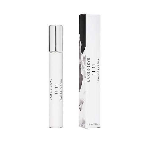 Lake & Skye 11 11 Eau de Parfum Travel Spray, Long Lasting Fragrance, 0.5 fl oz (15 ml) - Skin Musk, Clean, Vegan, Paraben-Free, Cruelty-Free Beauty & Personal Care Lake & Skye