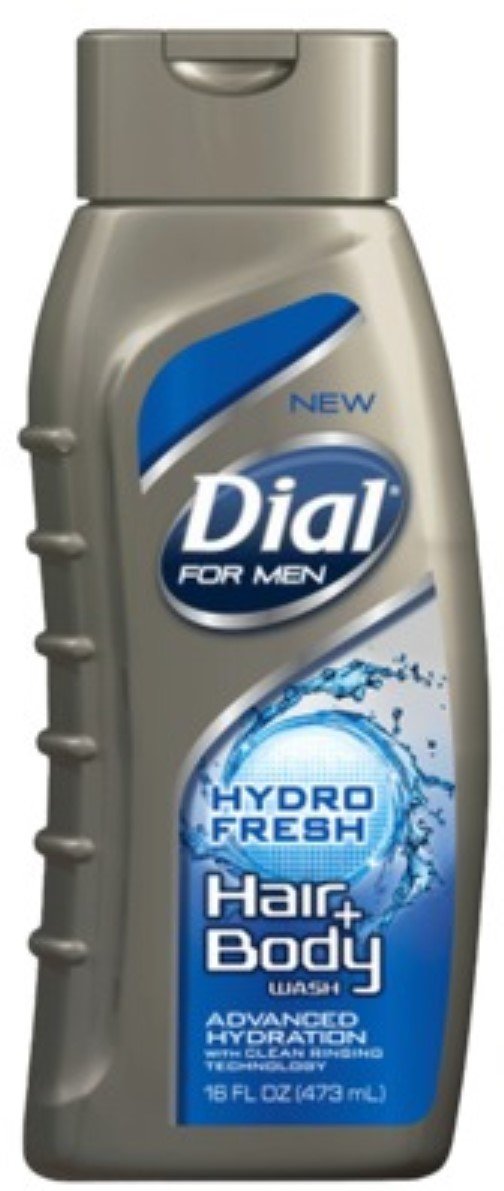 Dial For Men Hair + Body Wash, Hydro Fresh 16 oz (Pack of 4) Beauty & Personal Care Dial