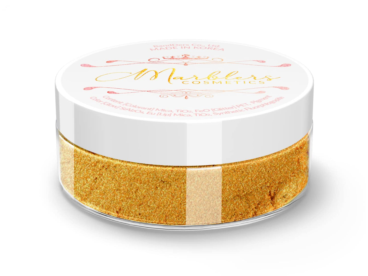 MARBLERS Fine Synthetic Mica Powder [Flex Gold] 0.11oz (3g) | Highly Pigmented | Non-Toxic, Vegan, Cruelty-Free | Lip Gloss, Lipstick, Bath Bomb, Nail Beauty & Personal Care MARBLERS