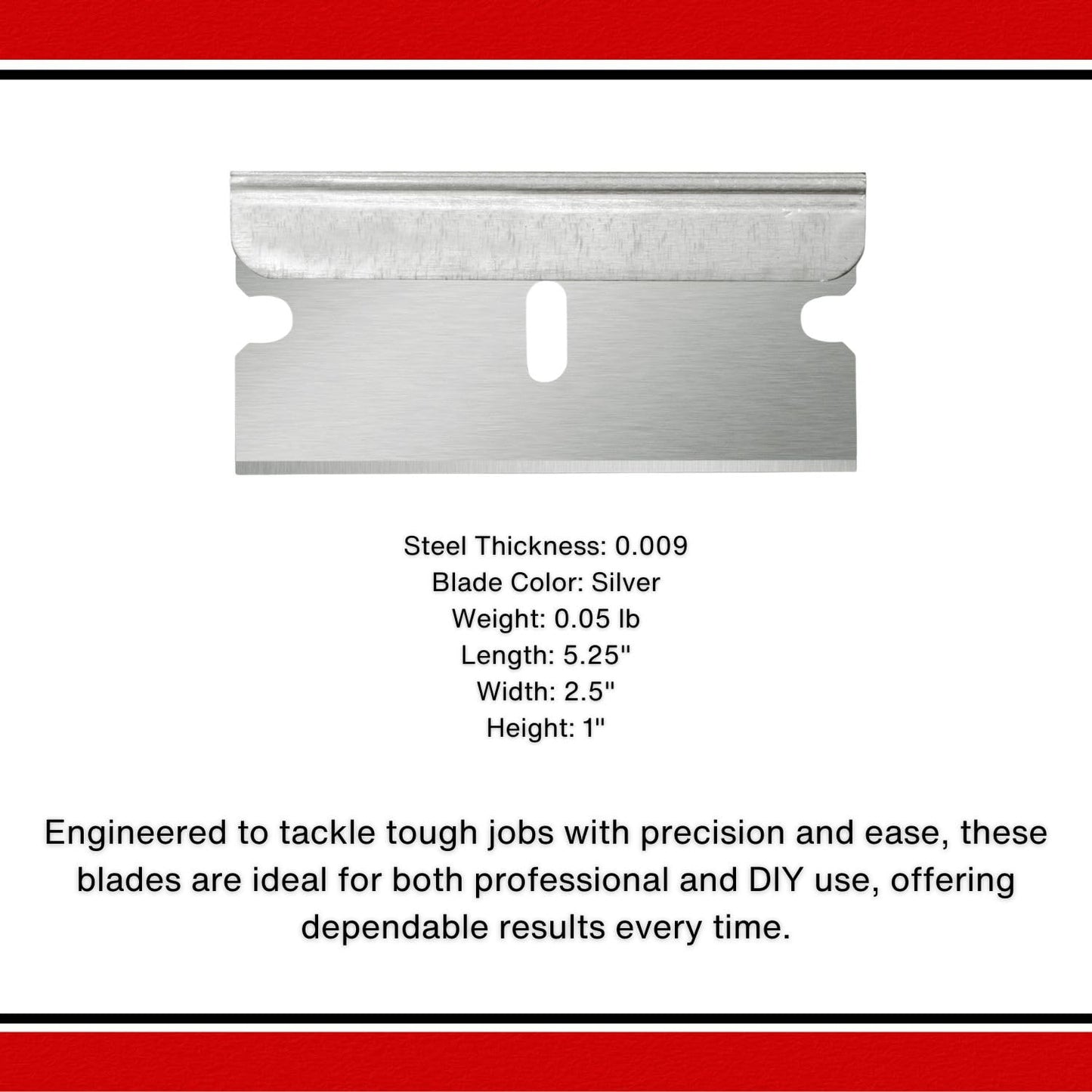 American Line Single Edge Razor Blades with Dispenser - 10-Pack - 0.009" Made of High Carbon Steel - For General Use and Industrial Applications Beauty and Personal Care American Line