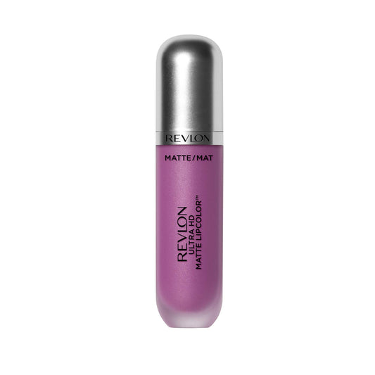 Revlon Ultra HD Matte Lipcolor, Velvety Lightweight Matte Liquid Lipstick in Plum / Berry, Crush (670), 0.2 oz Beauty & Personal Care REVLON