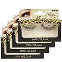 "4 Pairs" Miss Lashes 3D Volume lash M104 Beauty & Personal Care Miss Lash