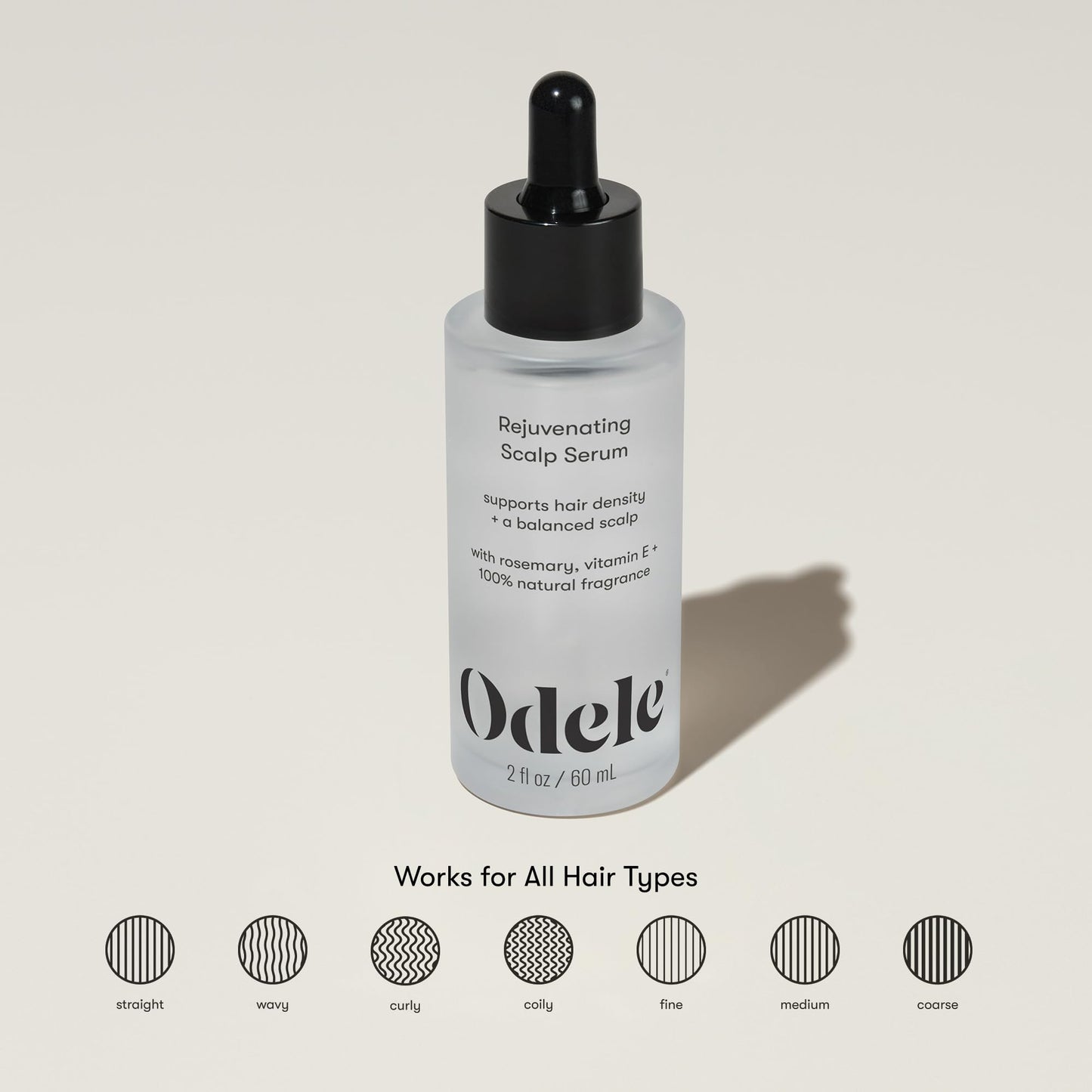 Odele Rejuvenating Scalp Serum with Rosemary and Vitamin E to Support Hair Density and a Balanced Scalp, for all Hair Types, 2 Fl Oz Beauty & Personal Care Odele