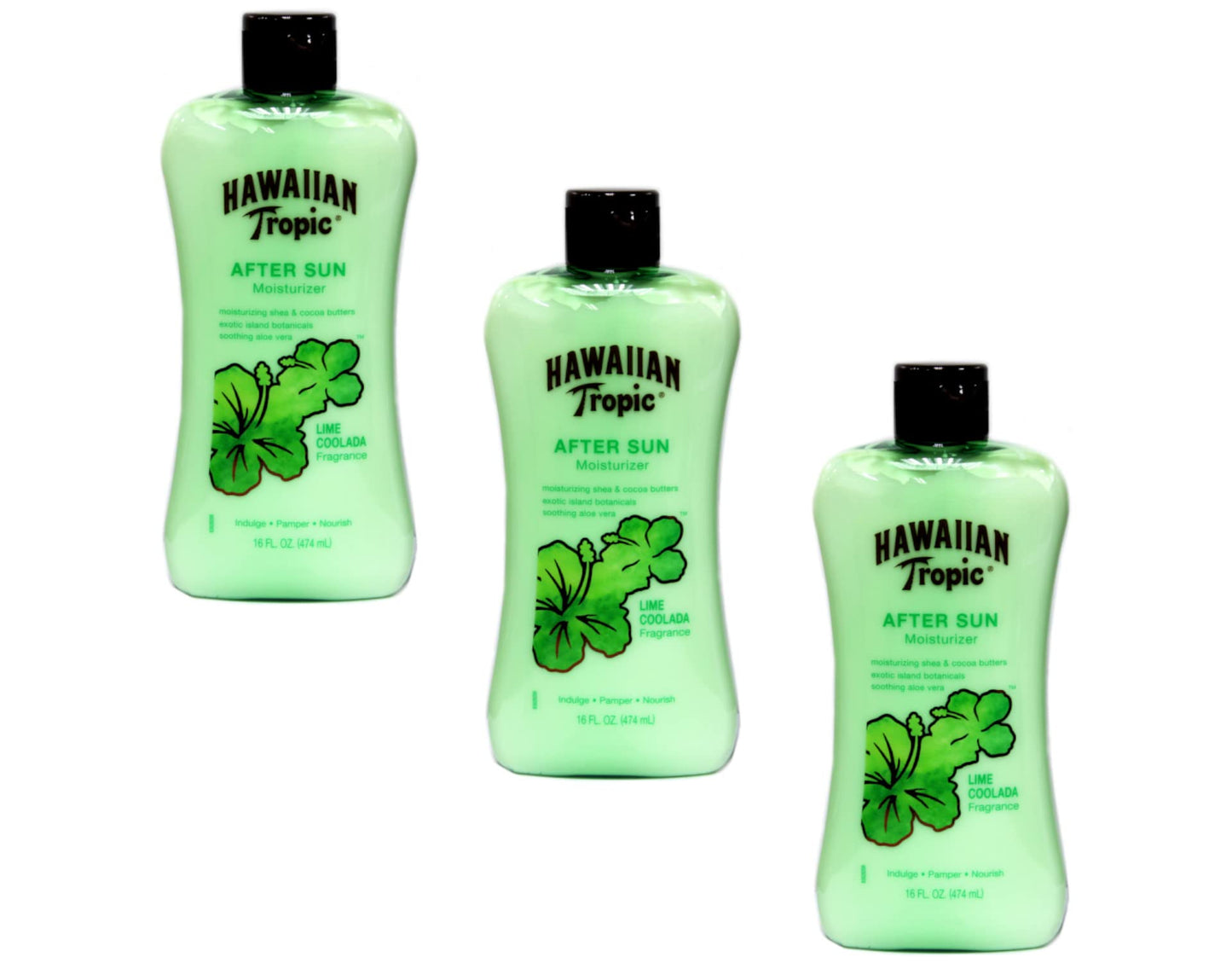 Hawaiian Tropic After Sun Moisturizer Lime Coolada, 16 Fl Oz (Pack of 6) Beauty & Personal Care Hawaiian Tropic