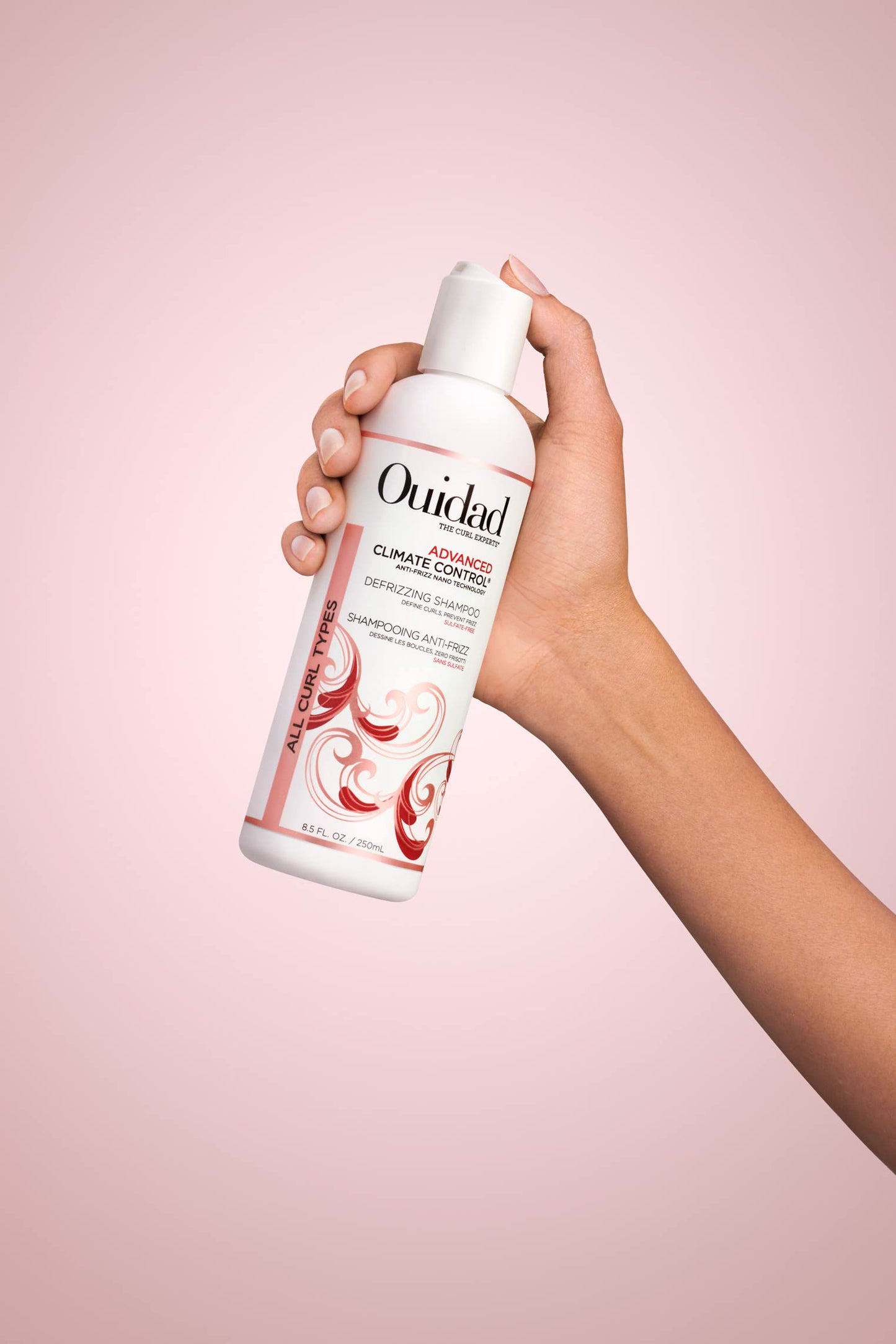 Ouidad Advanced Climate Control Defrizzing Shampoo - 8.5 fl oz, Curl Defining Hair Shampoo, Anti-Frizz Nano Technology, Sulfate-free and Safe Beauty & Personal Care Ouidad