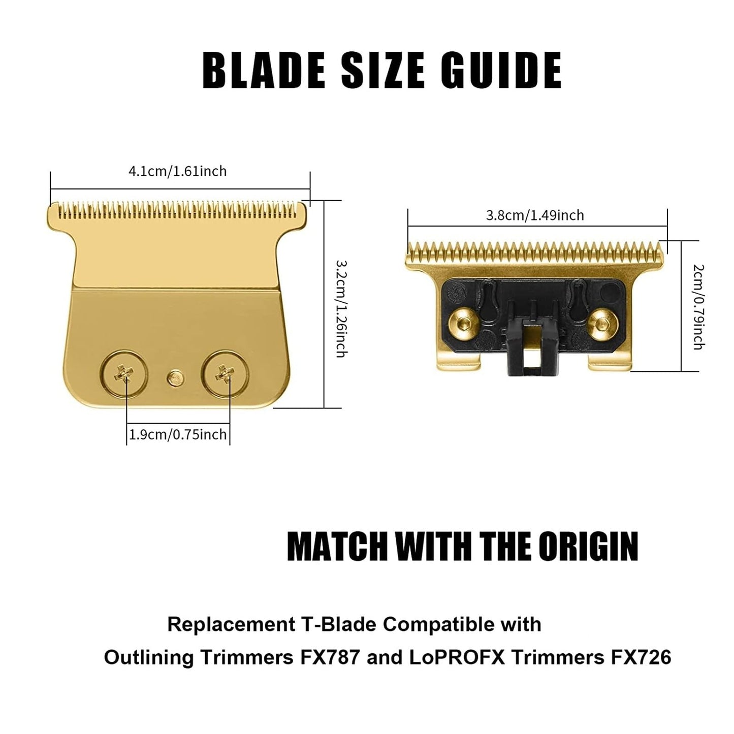 FX707Z Rplacement Blade Fit,Compatible for Babyliss, Trimmer Blade,Compatible with BaBylissPRO, Barberology Hair Trimmers FX787 FX726 Beauty and Personal Care BTJCRLEB