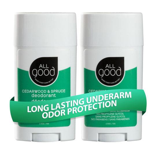All Good Aluminum Free Deodorant Stick - Natural Deodorant w/Shea Butter & Aloe Vera, Bio-Active Formula, Vegan, Underarm Odor Protection for Men Beauty and Personal Care All Good Makes Everything Better