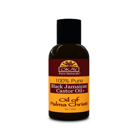OKAY Pure Naturals Black Jamaican Castor Oil - Castor Oil for Hair Growth, Moisture for Skin, Face, Scalp, Eyelashes, Eyebrows, Hair Oil for Men Beauty & Personal Care OKAY