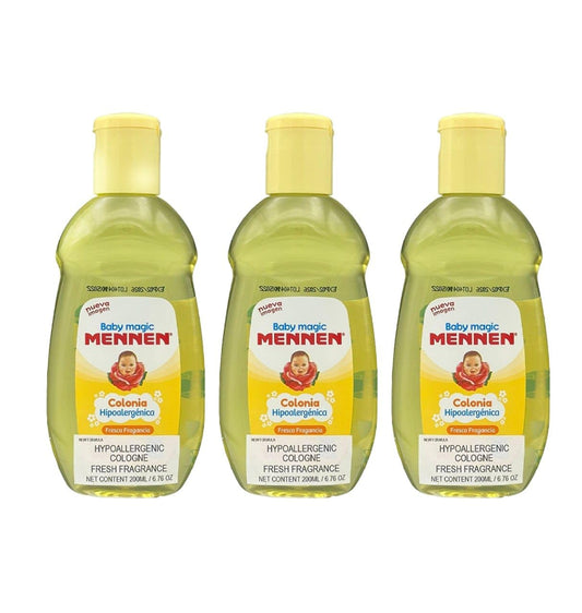 Baby Magic Mennen Cologne - Colonia Mennen para Bebe (Pack of 3 Sealed) Beauty & Personal Care Mennen