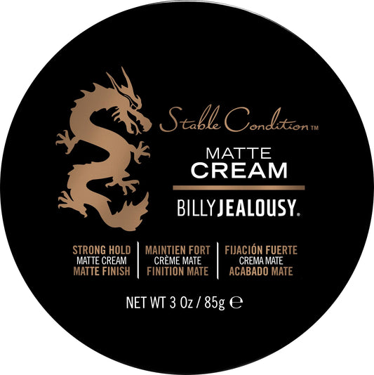 Billy Jealousy Stable Condition Matte Cream for Men with Natural Hold and Matte Finish, Reworkable, Lightweight, Water Based Hair Styling Product Beauty & Personal Care Billy Jealousy