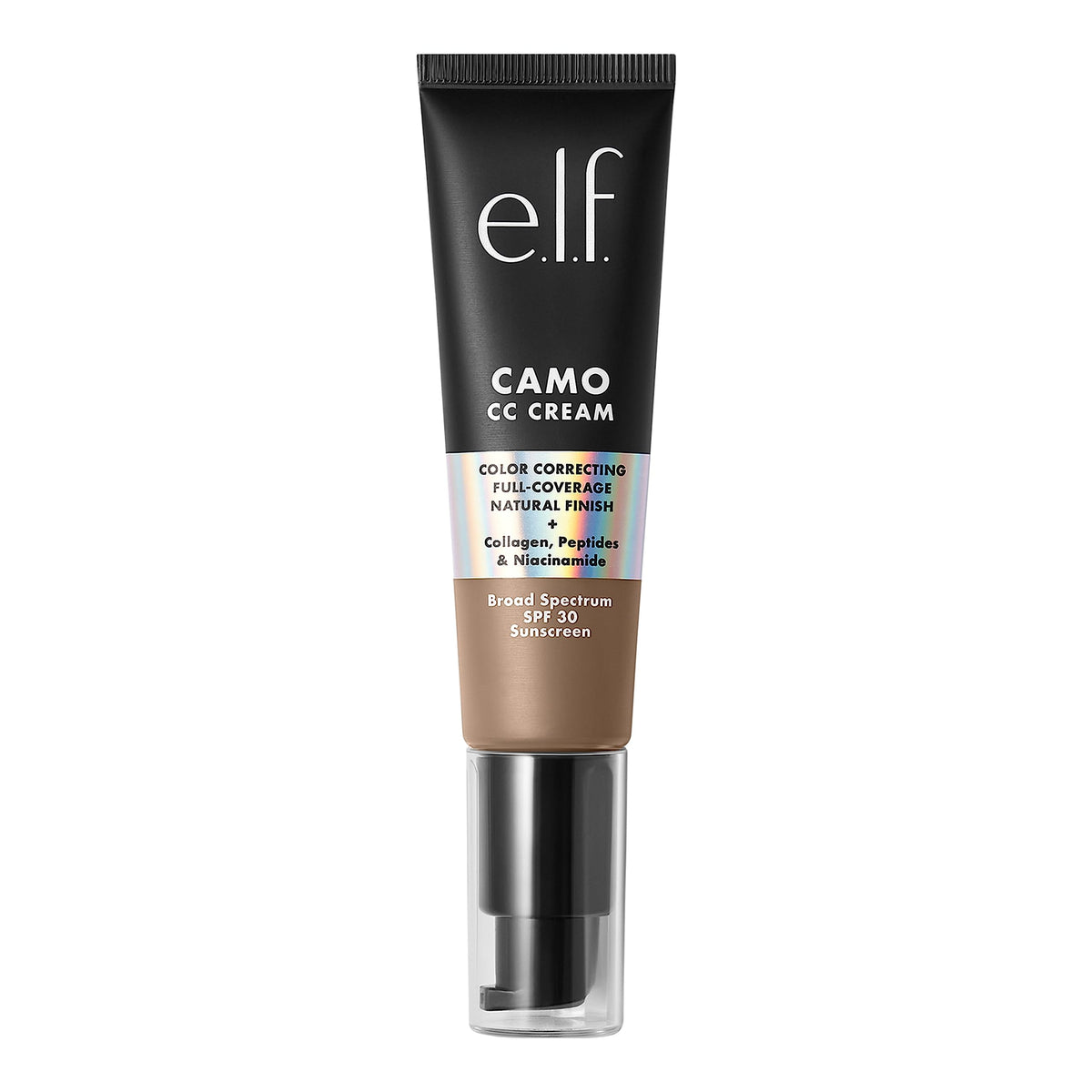 e.l.f. Camo CC Cream, SPF 30 Color-Correcting Medium-To-Full Coverage Face Foundation, Delivers An Airbrushed Finish, Vegan , Rich 610 N Beauty & Personal Care e.l.f.