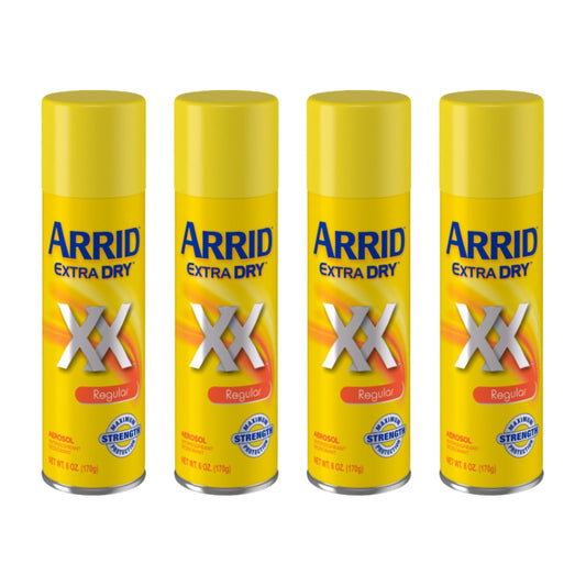 Arrid Extra Dry Anti-Perspirant Deodorant Spray Regular 6 oz (Pack of 4) Beauty and Personal Care Arrid