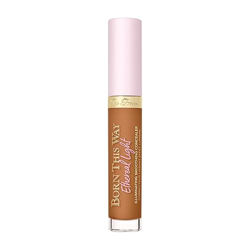 Too Faced Born This Way Ethereal Light Illuminating Smoothing Concealer | With Hyaluronic Acid, Conceals + Brightens Dark Circles, Non-Creasing + Beauty & Personal Care Too Faced