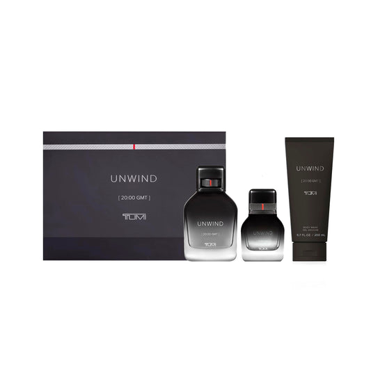 TUMI UNWIND [20:00 GMT] Gift Set - Warm Cologne & Body Wash for Men - 3.4 oz & 1.0 oz Eau de Parfum, 6.7 oz Body Wash Beauty & Personal Care TUMI