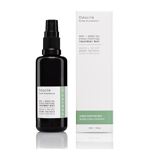 Odacité Anti Aging Face Serum - Mint & Green Tea Hydra-Purifying Mist Glow Recipe, Acne & Pimple Prone Skin, Clearing Face Mist for Hydration Beauty & Personal Care ODACITE