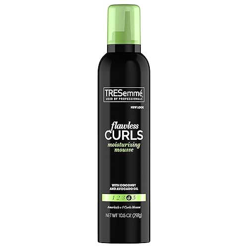 TRESemmé Flawless Curls Nourishing Mousse With Coconut and Avocado Oil 10.5 oz Beauty & Personal Care TRESemmé