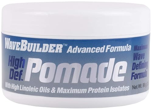 WaveBuilder Advanced Formula High Def Pomade | High Linoleic Oils and Maximum Protein Isolates, 3.5 Oz Beauty & Personal Care WAVEBUILDER