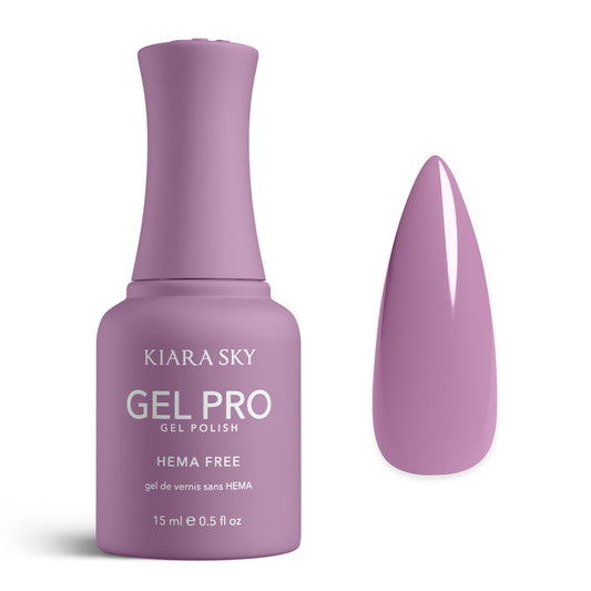 KIARA SKY Gel Pro HEMA-Free Gel Nail Polish | Full Coverage, 28+ Day Wear, Self-Leveling, UV/LED Soak-Off, 0.5 fl oz | Fig-ures #058