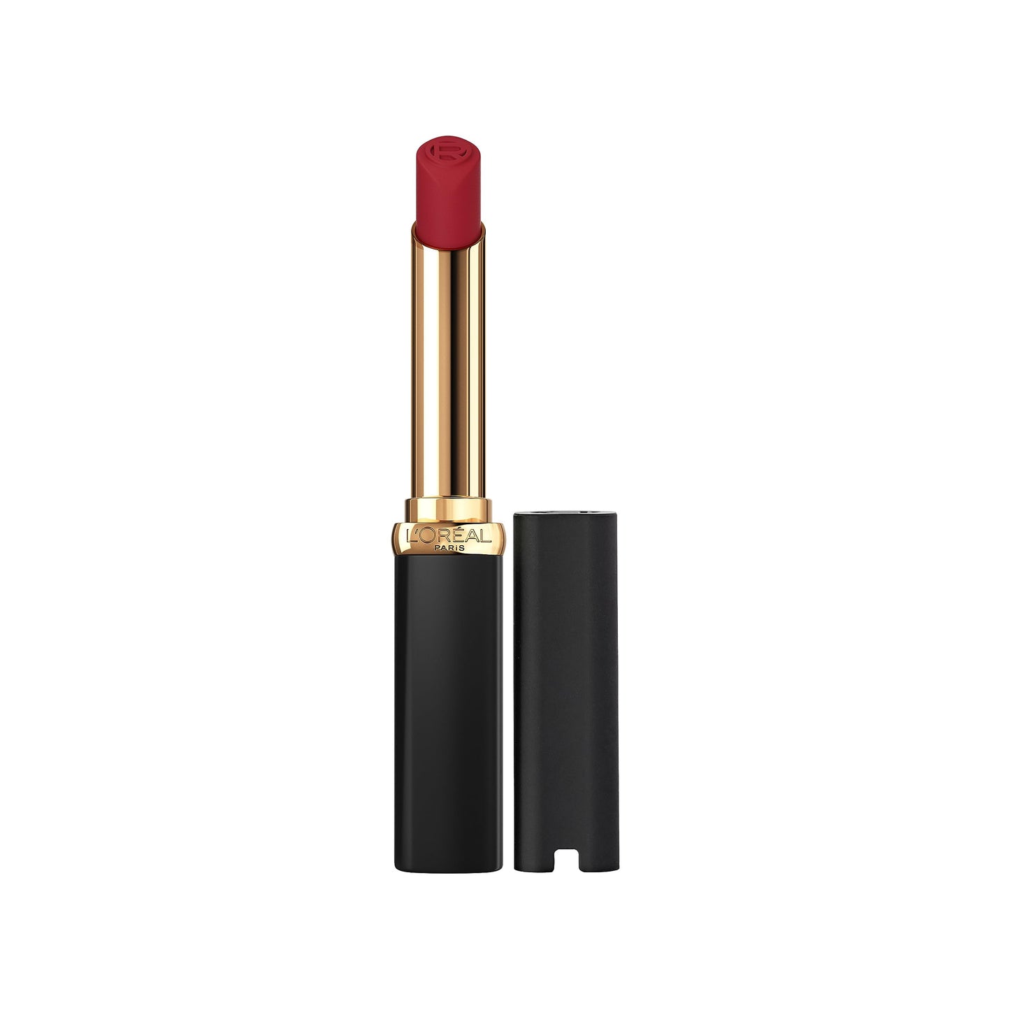 L'Oreal Paris Colour Riche Intense Volume Matte Lipstick, Lip Makeup Infused with Hyaluronic Acid for up to 16HR Wear, Le Rouge Paris, 0.06 Oz Beauty & Personal Care L'Oreal Paris