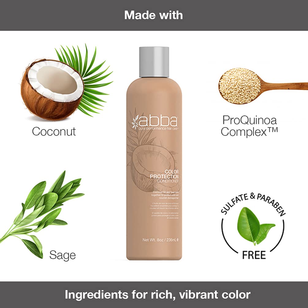 ABBA - Pure Color Protection Essentials Trio - Coconut, 24 fl oz Beauty & Personal Care ABBA