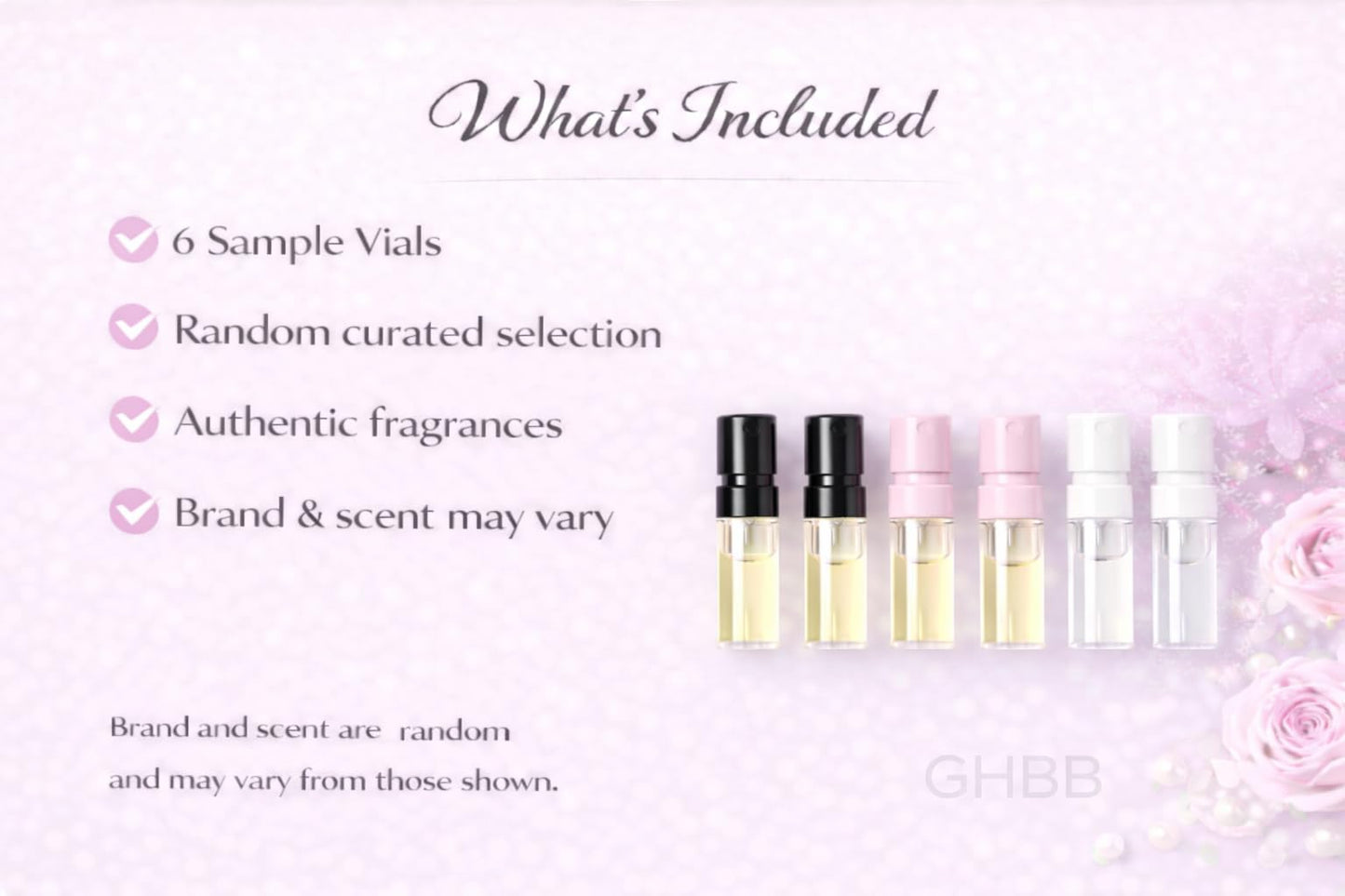 Mini Perfume Sampler Set for Women - 6 Fragrance Samples, Travel Size Vials, Affordable Scent Trial Kit Beauty & Personal Care GHBB