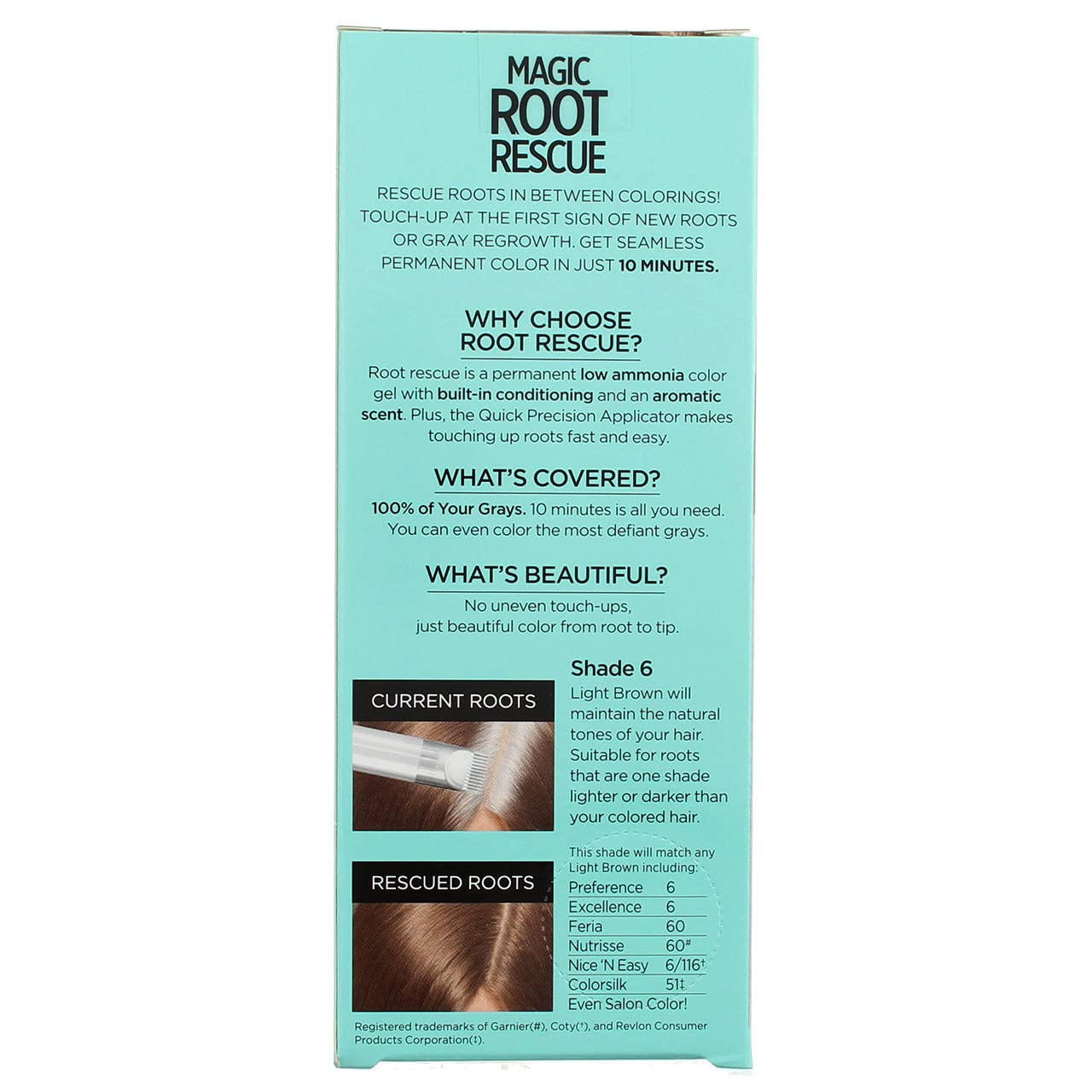 Loreal Root Rescue #6 Light Brown Shade, Size 1ct Beauty & Personal Care L'Oreal Paris