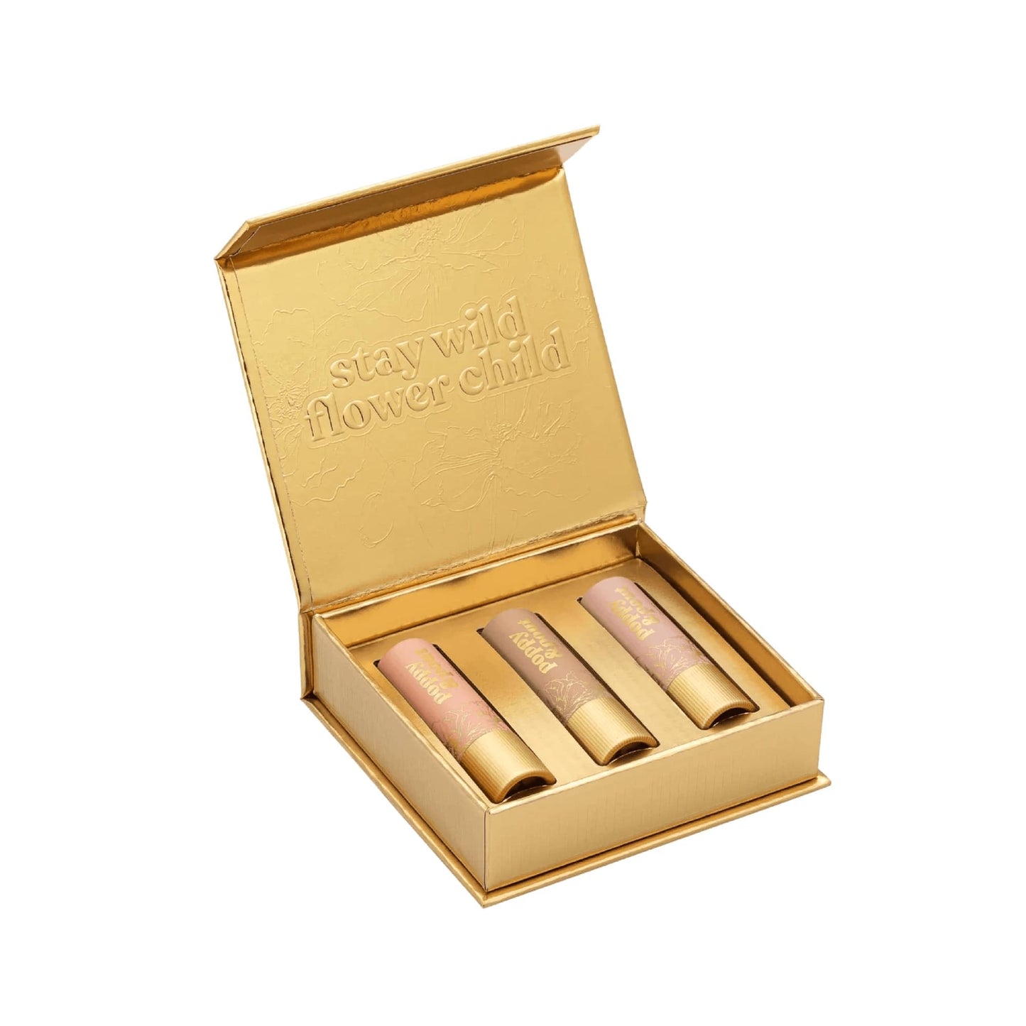 Poppy & Pout All Natural Lip Tints, Sustainable Cardboard Tubes, Hand-filled, Beeswax, Vitamin E, Coconut Oil, Cruelty Free (Love & Light Shades Trio) Beauty and Personal Care Poppy & Pout