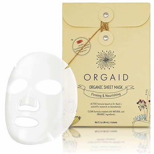 ORGAID Organic Sheet Mask | Made in USA (pack of 4) (Firming & Nourishing) Beauty & Personal Care ORGAID
